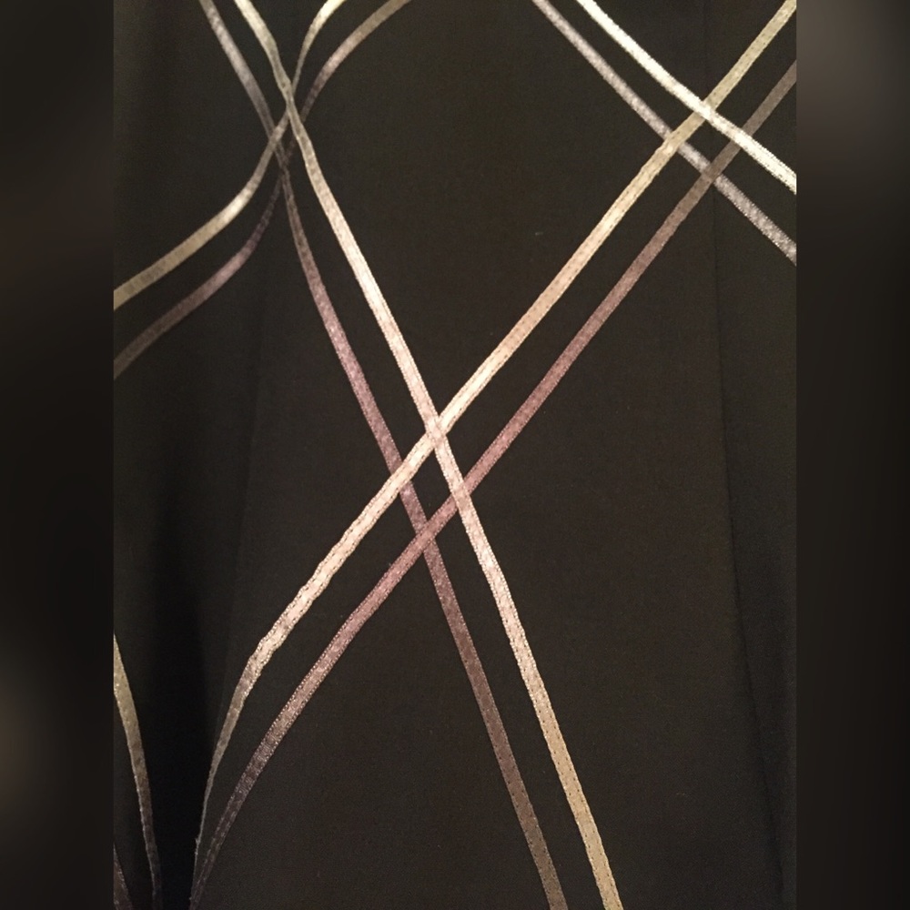 Limited Black Skirt with silver ribbon detail - Picture 2 of 4